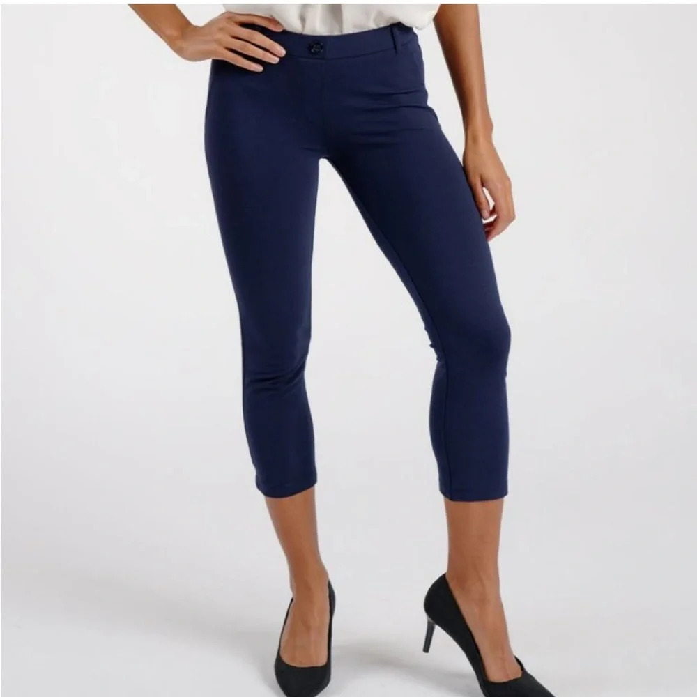 Betabrand Crop Business Casual Stretch Yoga Pant
